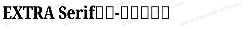 EXTRA Serif字体字体转换